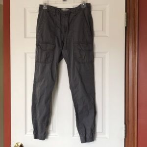 Women’s grey jogger cargo pants